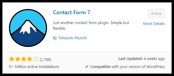 Free WordPress Plugins - Contact Form 7