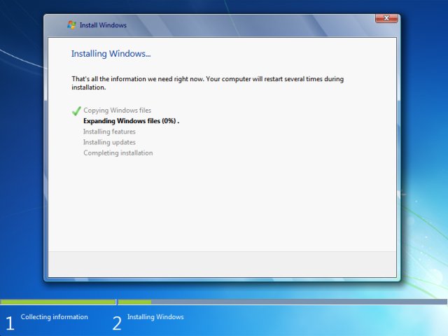 installing windows