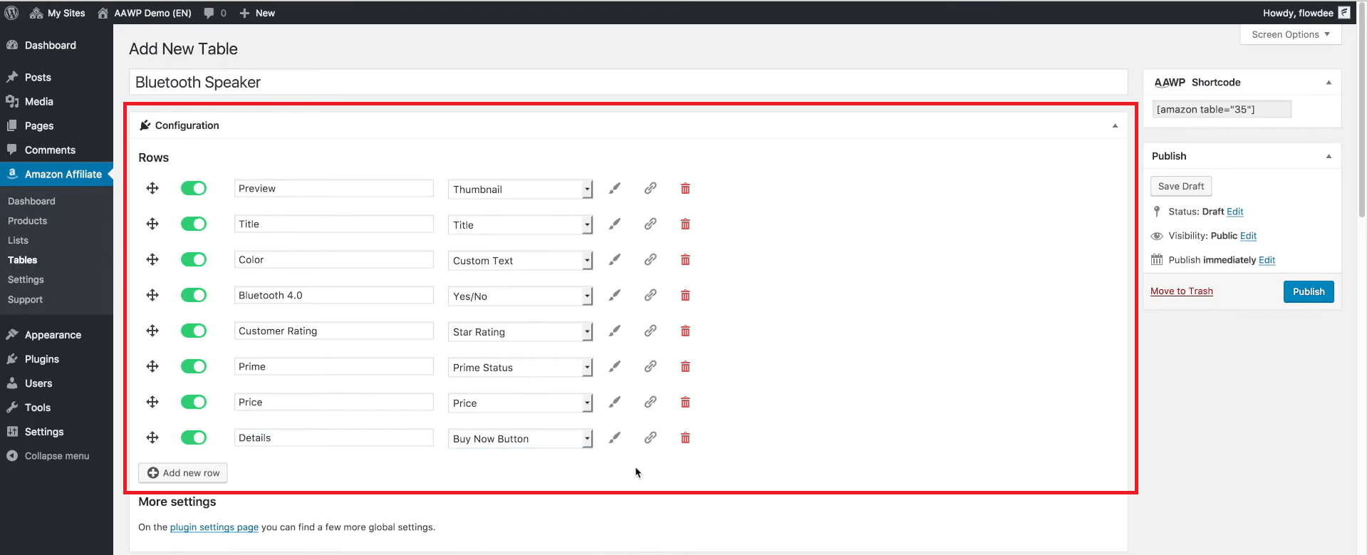 How To Create Amazon Comparison Tables