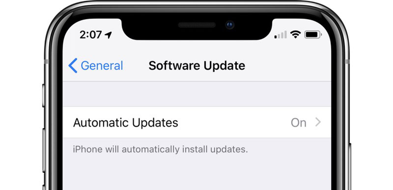 Check For A Software Update