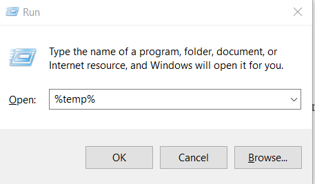 Windows key + R Windows key + R