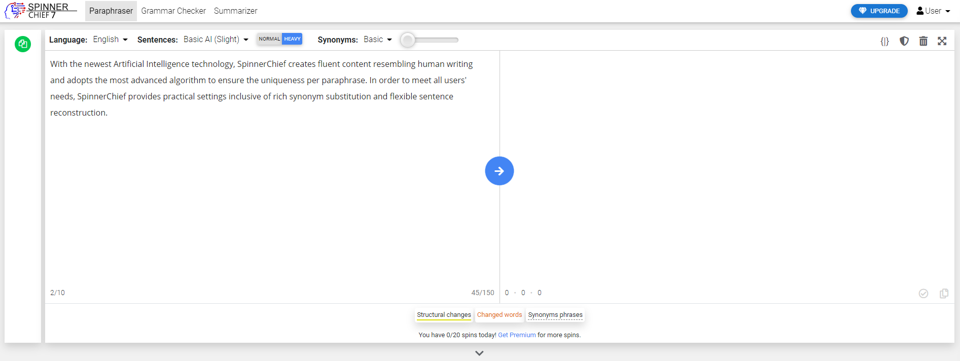 Spinner Chief Overview