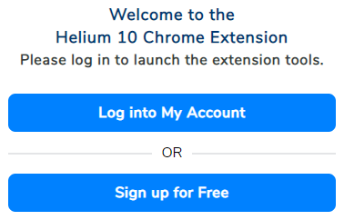 log in to Helium 10