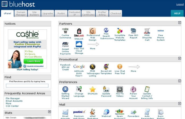 Bluehost Performance