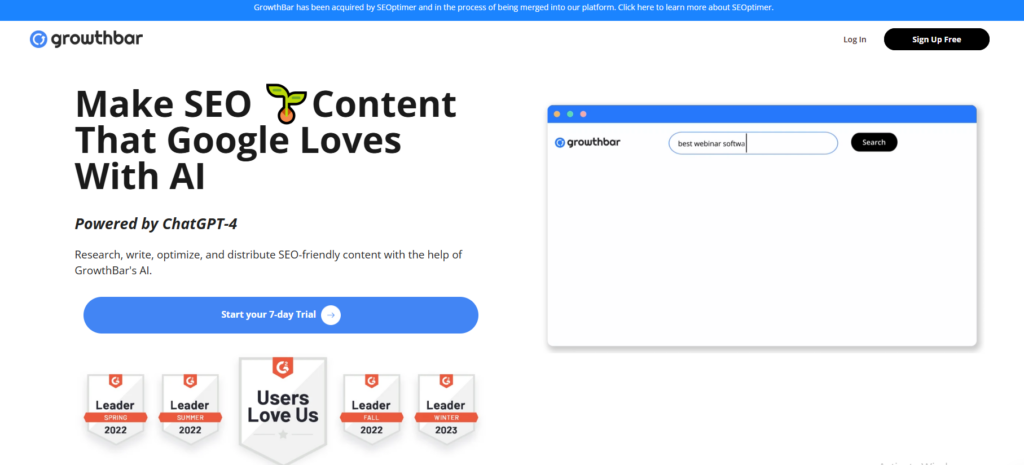 Growth Bar Overview