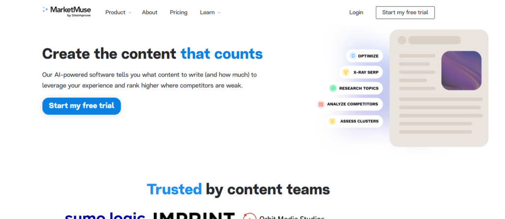 MarketMuse Overview
