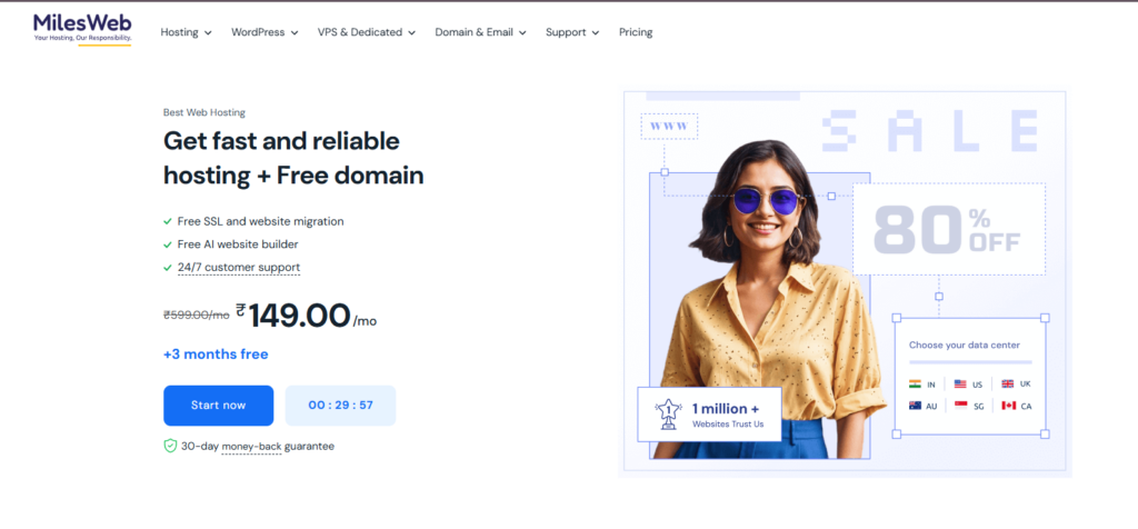 Milesweb - 7 Days FREE Trial