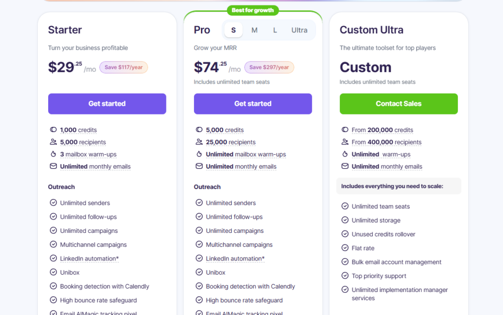 Snov.io pricing