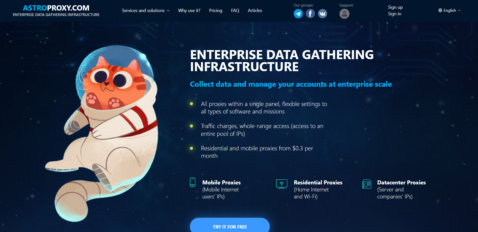 Astroproxy Proxy Providers