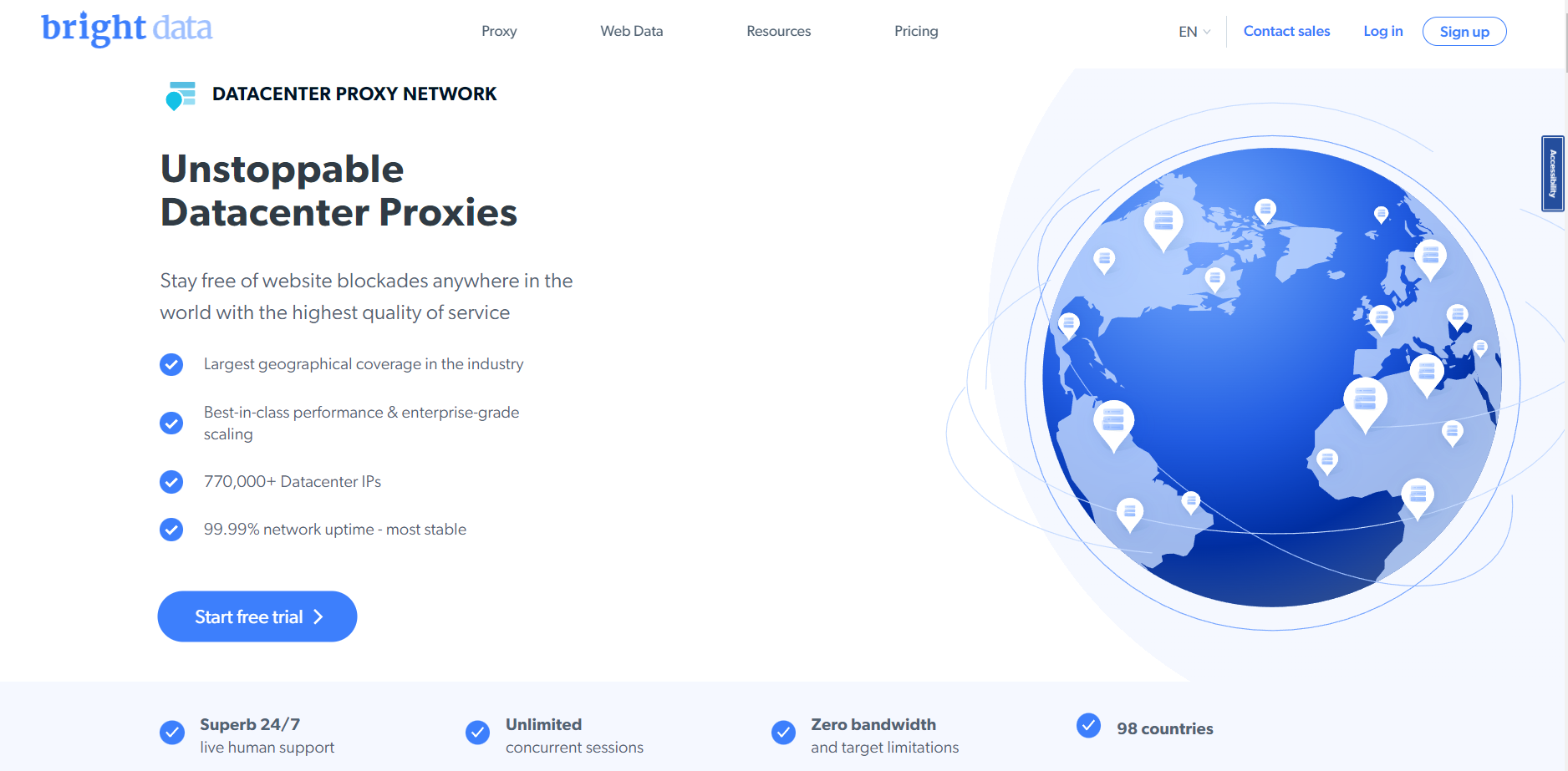 Bright Data Datacenter Proxy Network