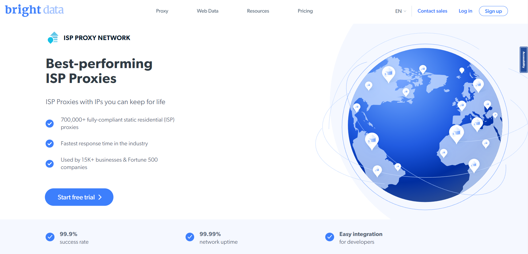Bright Data ISP Proxy Network