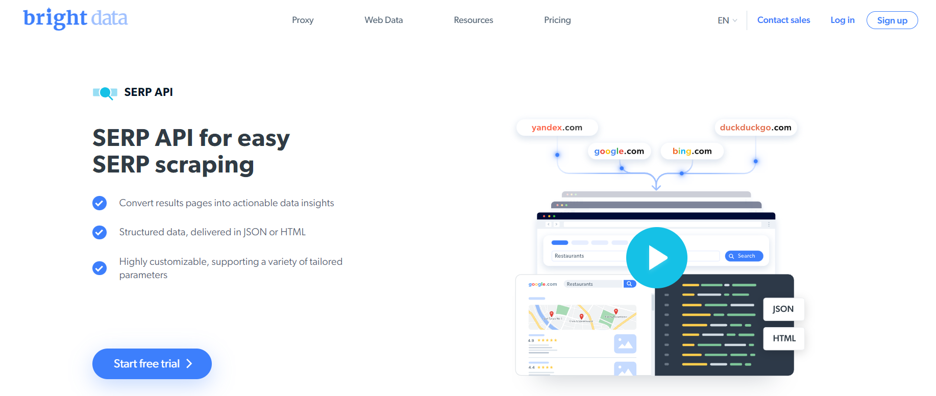 Bright Data SERP API