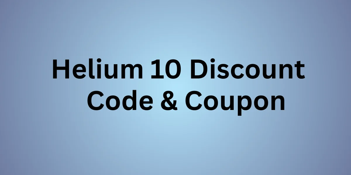 Helium 10 Discount Code & Coupon