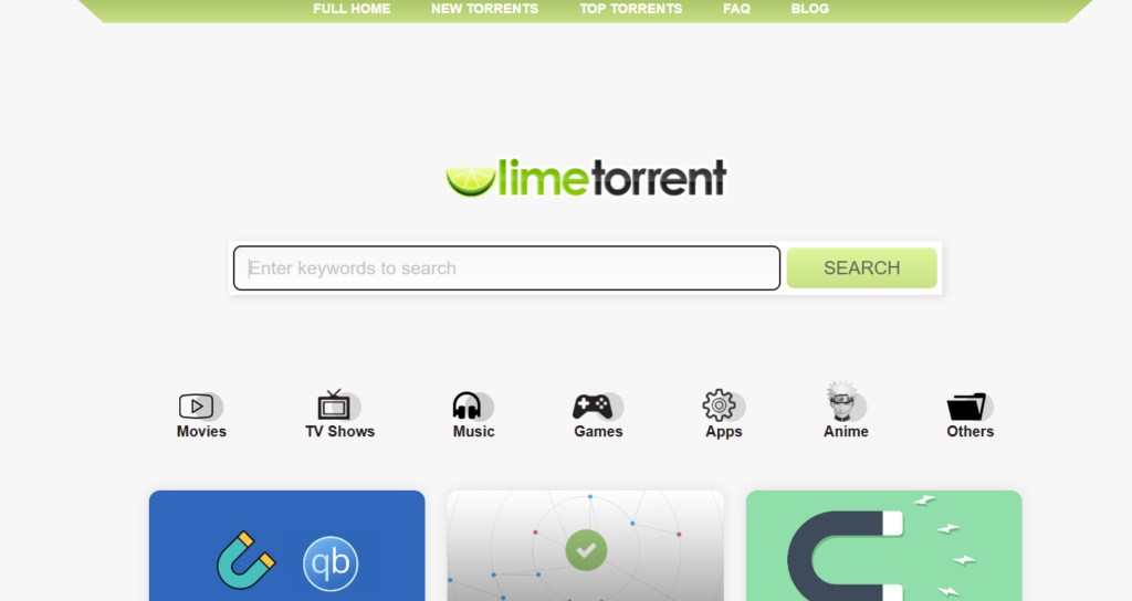 LimeTorrents — Best Torrent Proxy Providers with Huge Variety