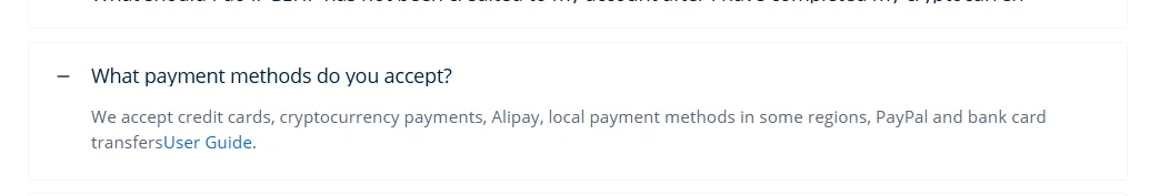 Pia s5 Proxy Payments method