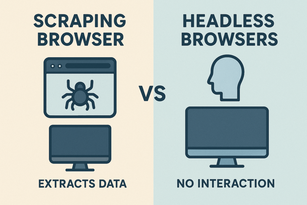 Scraping Browser vs. Headless Browsers