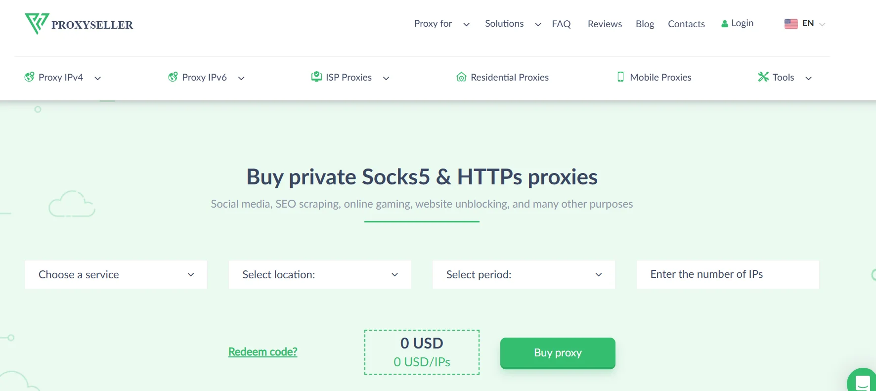 Proxyseller overview
