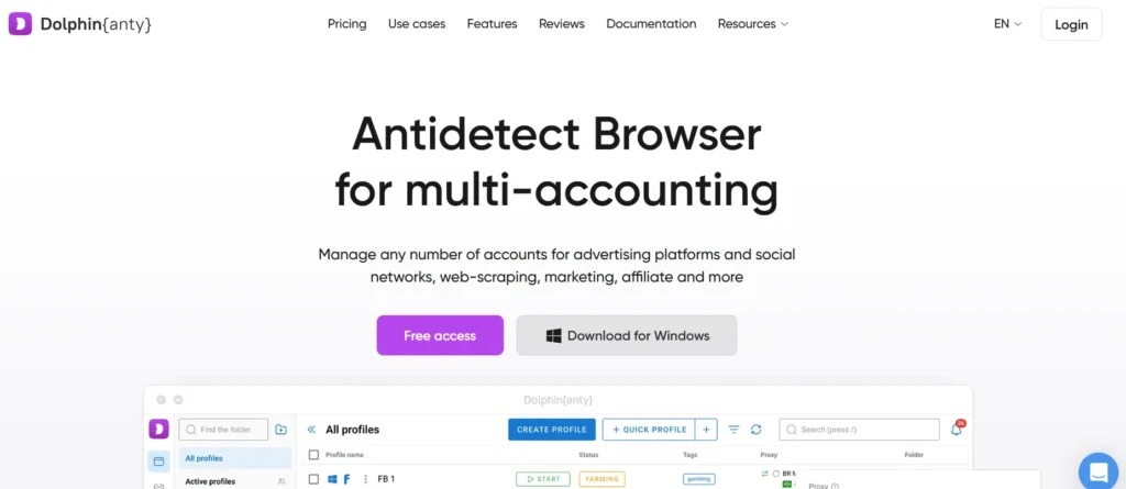 Dolphin anty antidetect browser