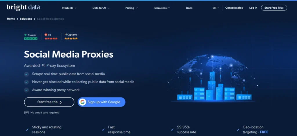 Bright Data Social Media Proxies
