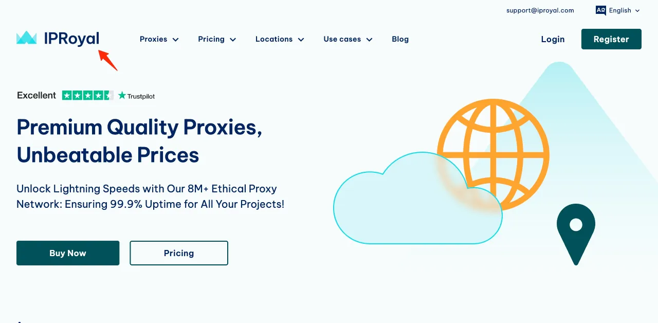 IPRoyal Homepage