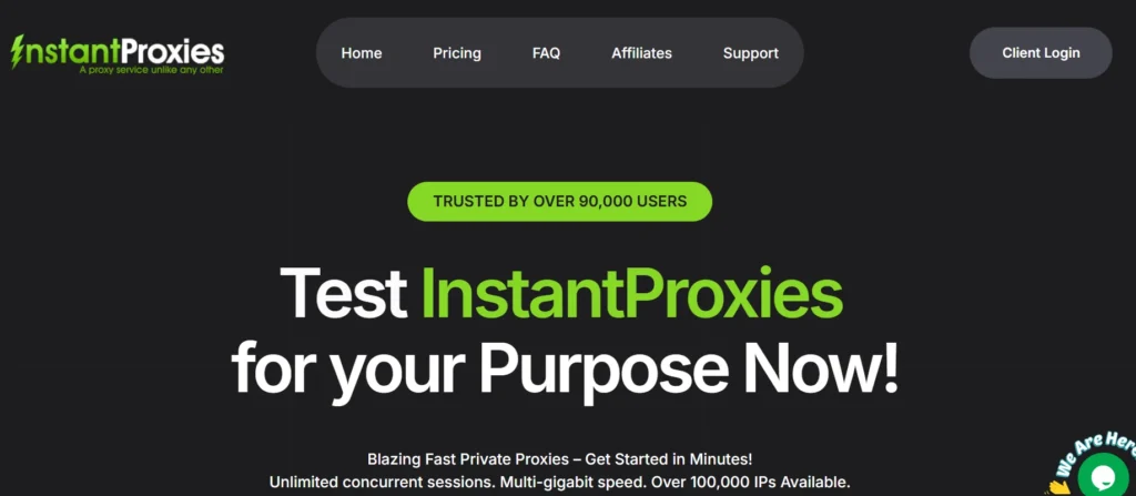 Instantprxoies overview 