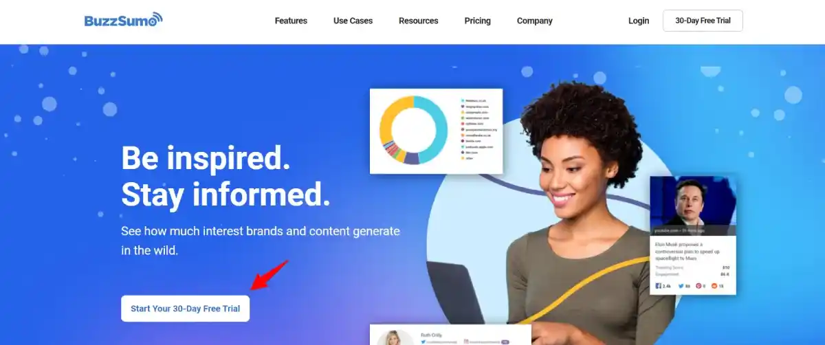 buzzsumo homepage buzzsumo homepage