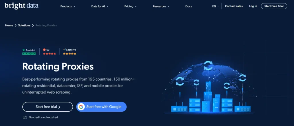 Bright Data Rotating Proxy