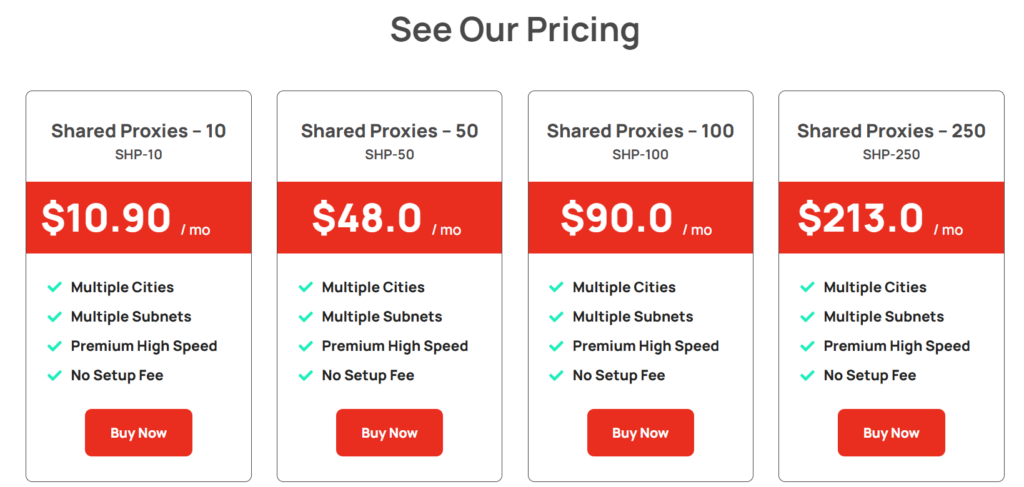 shared proxies