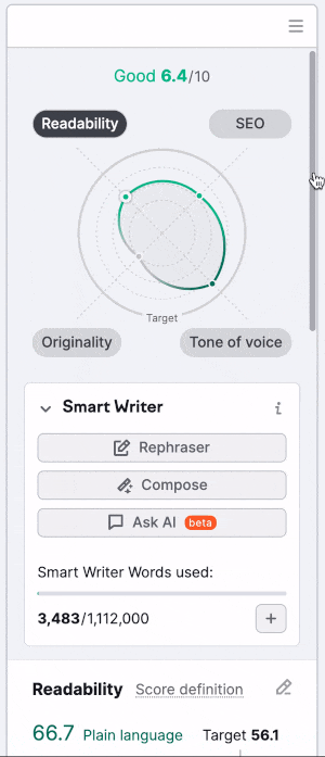 Readability Features