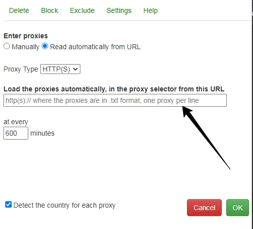 Automatically Load New Proxies