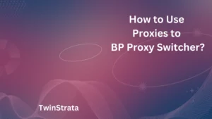 How to Use Proxies to BP Proxy Switcher