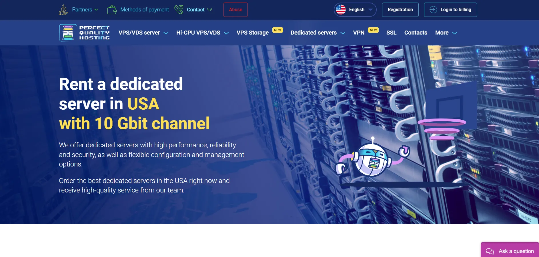 Dedicated servers