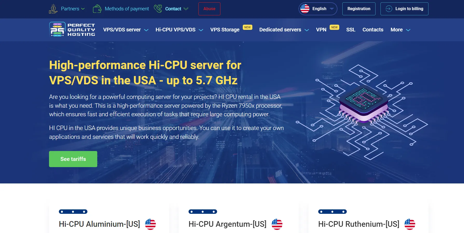 Hi-CPU VPS and VDS