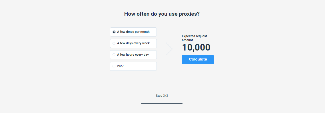how often do you use proxies