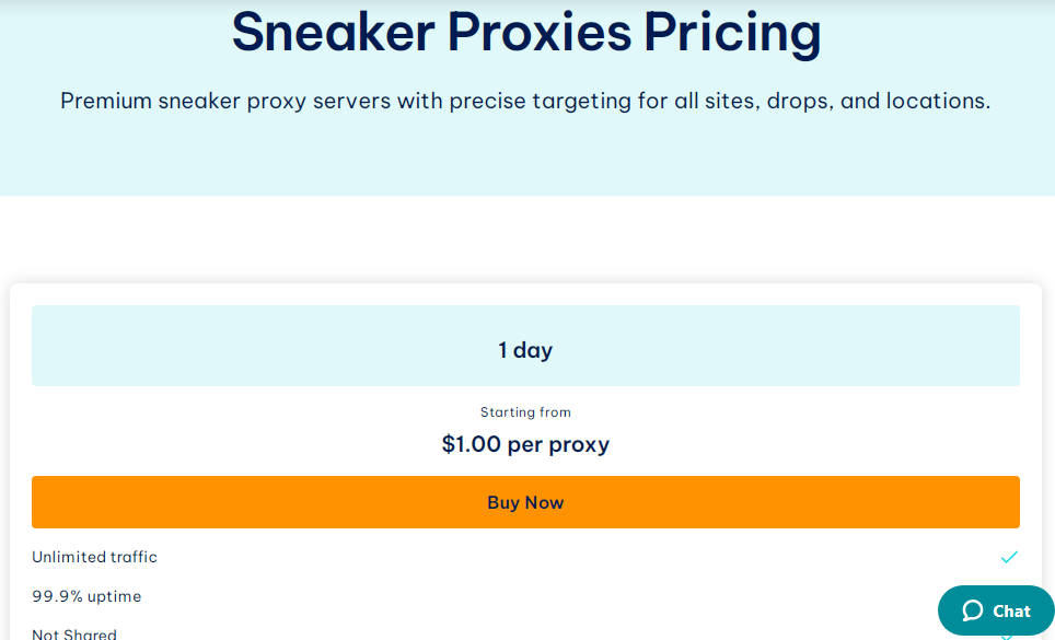 iproyal sneaker proxies pricing