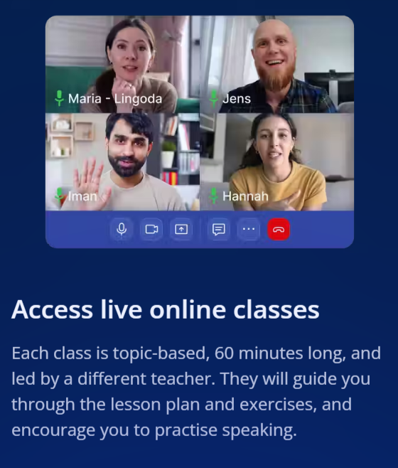 Lingoda Live Classes