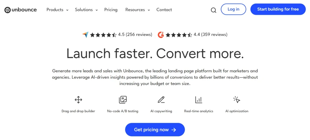 unbounce review