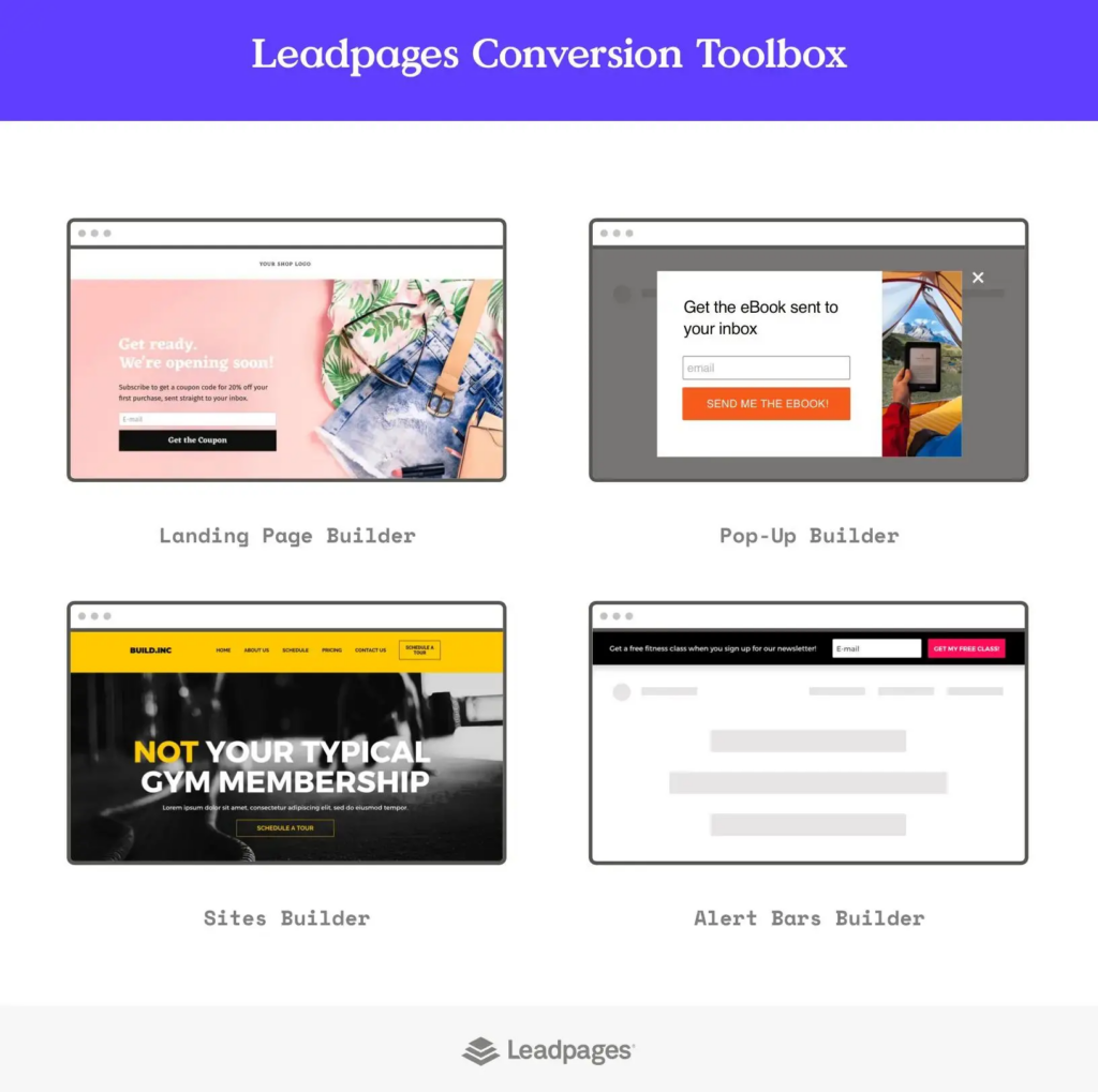 Leadpages Lead Generation Tools