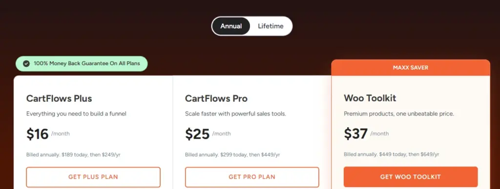 Cartflows Pricing 