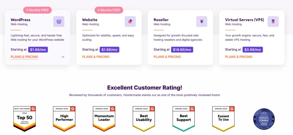Hostarmada Key Features