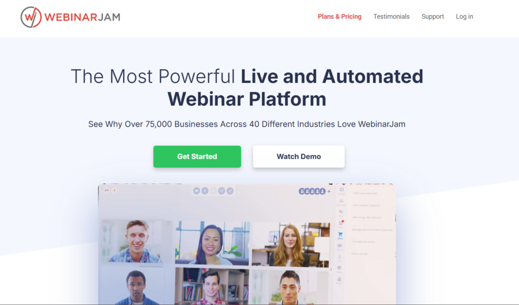 Webinarjam Overview