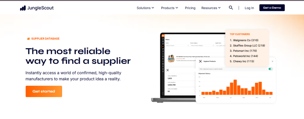 Jungle Scout Supplier Sourcing