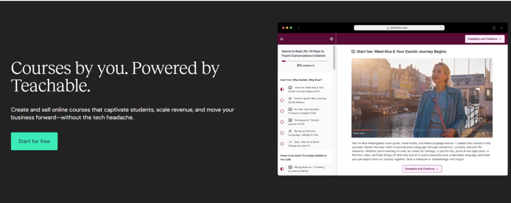 Teachable Course Builder
