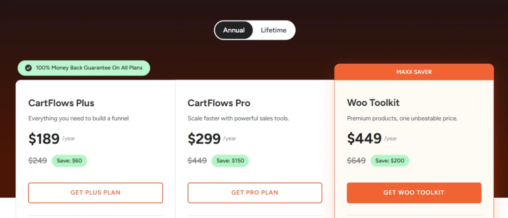 Cartflows Pricing Plans