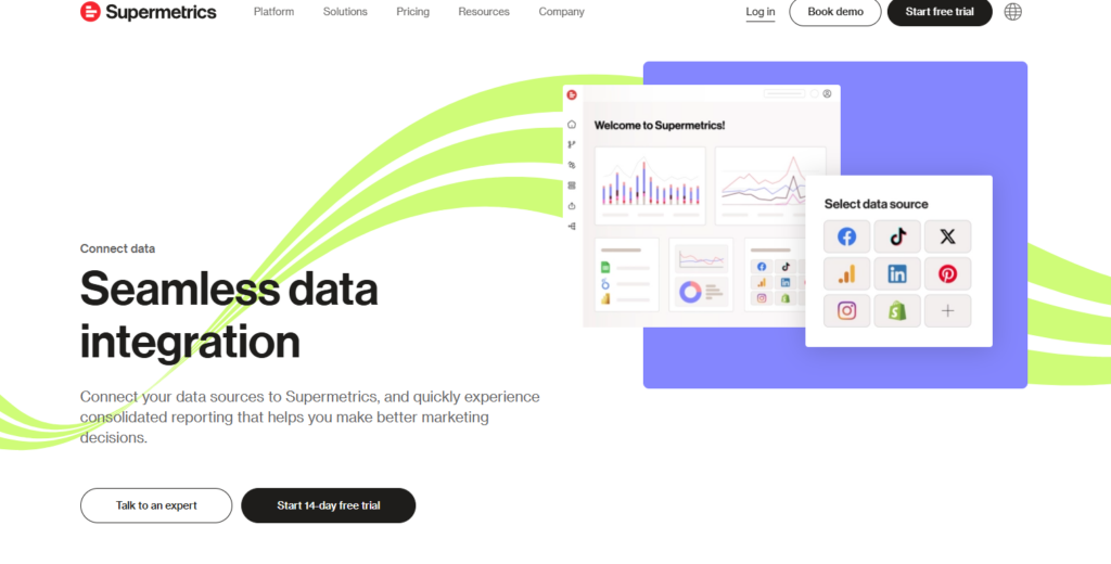 Supermetrics Seamless Data Integrations