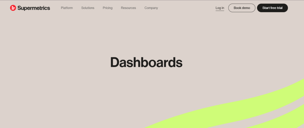 Supermetrics Multi-Platform Dashboards