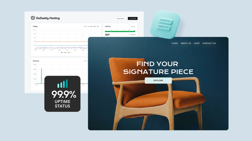 GoDaddy VPS Hosting Features - SSD-Powered Performance