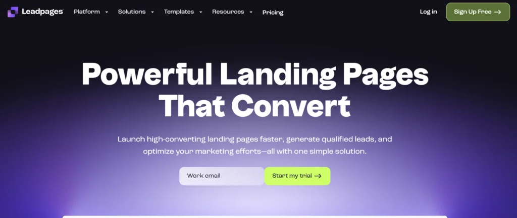 Leadpages Coupons overview 