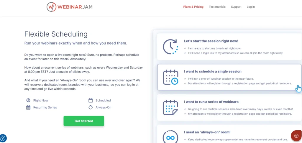 webinarjam features
