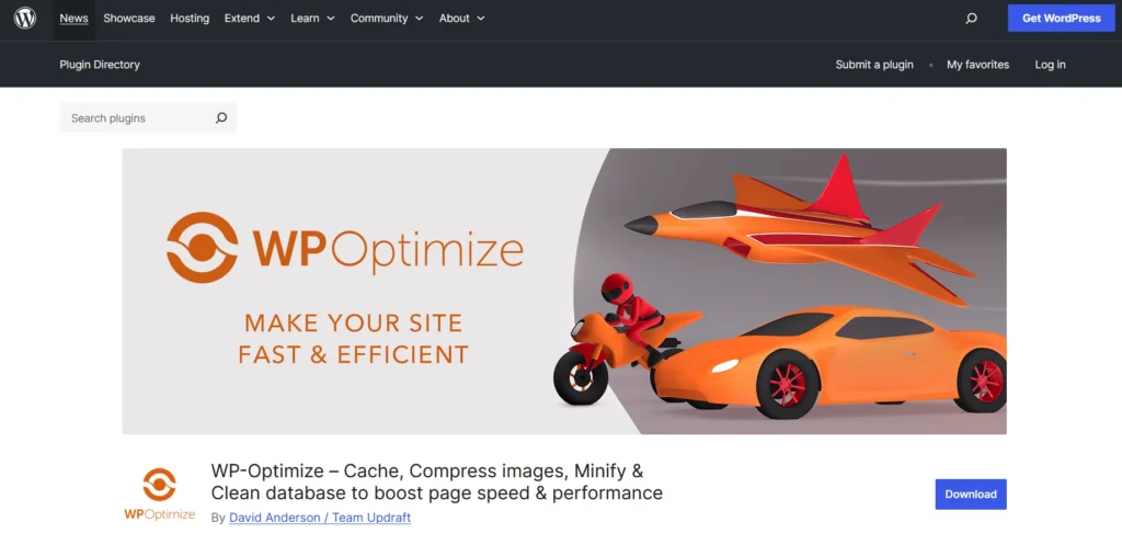 wp optimize overview